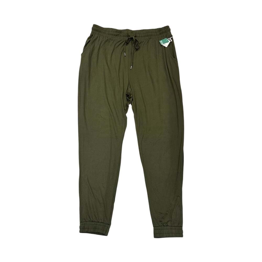 Ardene Basic Collection Women's Olive Green Drawstring Jogger Pants Size XXL